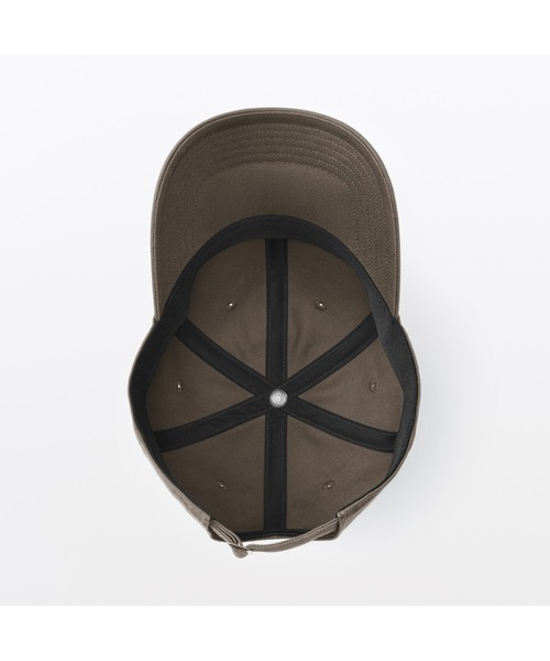 無印良品(ムジルシリョウヒン)の「UVカットコットンツイルキャップ(キャップ・レディース・ブラック/ブラウン系/ベージュ/ネイビー・55-59cm)」の18枚目の写真