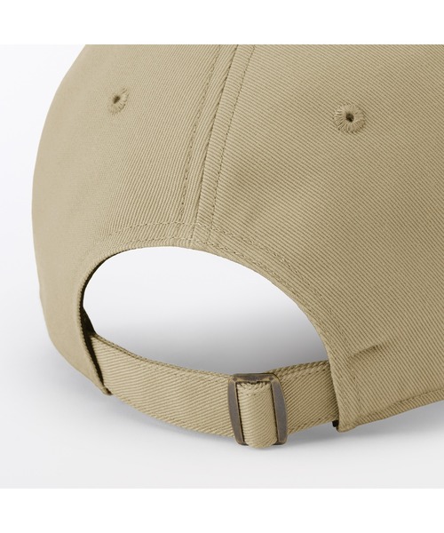 無印良品(ムジルシリョウヒン)の「UVカットコットンツイルキャップ(キャップ・レディース・ブラック/ブラウン系/ベージュ/ネイビー・55-59cm)」の7枚目の写真