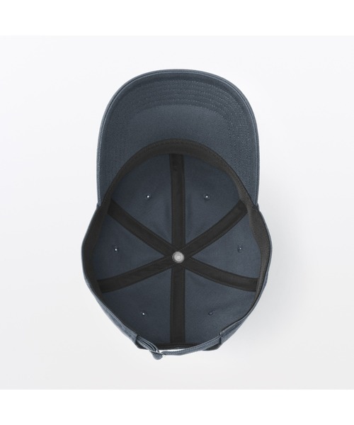 無印良品(ムジルシリョウヒン)の「UVカットコットンツイルキャップ(キャップ・レディース・ブラック/ブラウン系/ベージュ/ネイビー・55-59cm)」の13枚目の写真