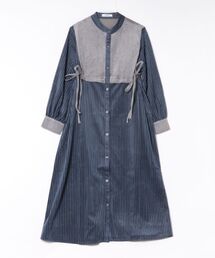 ★SWITCH by ARCH★ Side Ribbon Stripe Shirts Onepiece