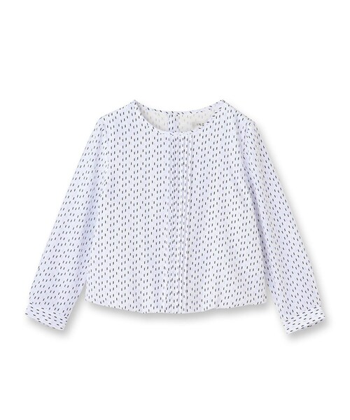 INDIVI(インディヴィ)の「【通勤/セレモニー】タックデザインブラウス(シャツ/ブラウス・レディース・ホワイト系その他/ホワイト系1・05/40/38/36/15 /13)」の3枚目の写真