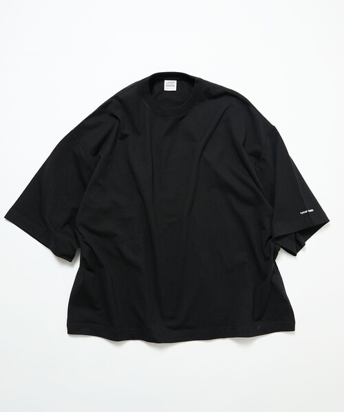 FREAK'S STORE(フリークスストア)の「CHOW DOWN/チャウダウン 限定展開 ビッグシルエット ワンポイント クルーネック Tシャツ / ワイドシルエット(Tシャツ/カットソー・メンズ・ホワイト/アッシュグレー/ブラウン/ブラック/スミクロ/グレイッシュベージュ・LARGE/MEDIUM/SMALL)」の21枚目の写真