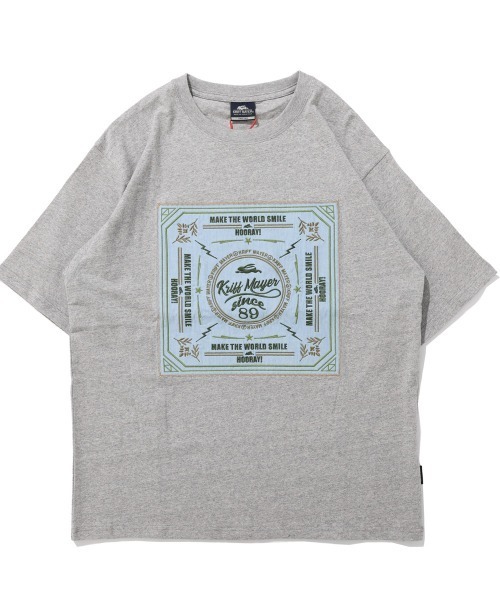KRIFF MAYER(クリフメイヤー)の「【綿100%】クラフト刺繍T(バンダナ)(Tシャツ/カットソー・メンズ・ブラック/グレー/オフホワイト・X-LARGE/LARGE/MEDIUM)」の19枚目の写真
