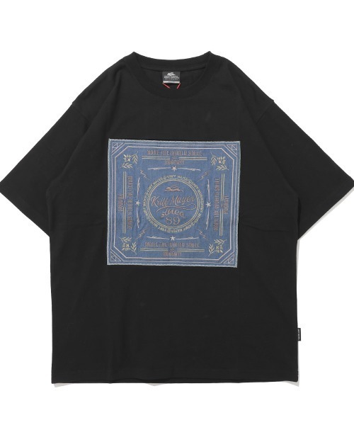 KRIFF MAYER(クリフメイヤー)の「【綿100%】クラフト刺繍T(バンダナ)(Tシャツ/カットソー・メンズ・ブラック/グレー/オフホワイト・X-LARGE/LARGE/MEDIUM)」の20枚目の写真