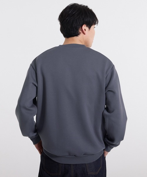 coca(coca)(コカ)の「ソフトジャージーワイドトレーナー(スウェット・メンズ・チャコール/グレイッシュベージュ・XL/S/M/L)」の14枚目の写真