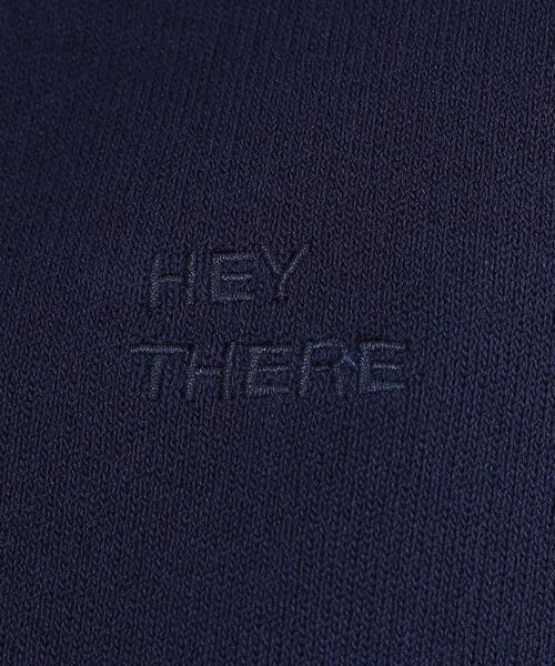 OPAQUE.CLIP(オペークドットクリップ)の「ハーフZIP刺繍ロゴニット【洗濯機OK】(ニット/セーター・レディース・オフホワイト/ネイビー/ライトグリーン・00)」の15枚目の写真