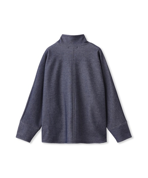 LAUTREAMONT(ロートレアモン)の「【WEB限定】裏毛布スタンドネックプルオーバー≪毛玉防止・ストレッチ≫(Tシャツ/カットソー・レディース・ネイビー/ブラック/オフホワイト・9号/11号)」の5枚目の写真