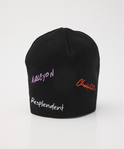 RODEO CROWNS WIDE BOWL(ロデオクラウンズワイドボウル)の「embroidery ビーニー(ニットキャップ/ビーニー・レディース・オフホワイト/グレー/ブラック・FREE)」の4枚目の写真