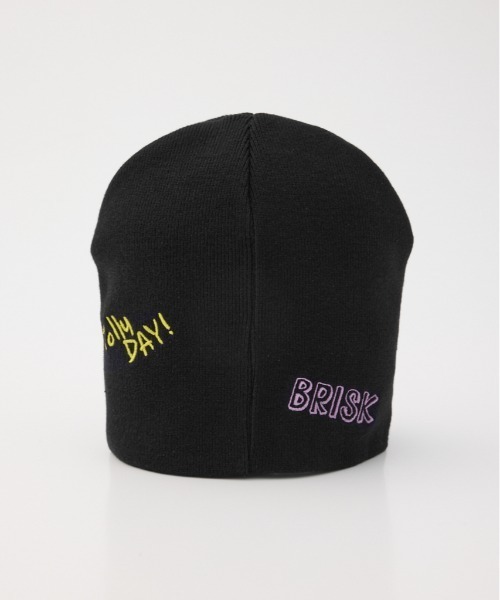RODEO CROWNS WIDE BOWL(ロデオクラウンズワイドボウル)の「embroidery ビーニー(ニットキャップ/ビーニー・レディース・オフホワイト/グレー/ブラック・FREE)」の5枚目の写真