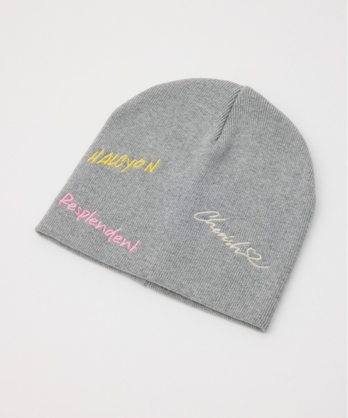 RODEO CROWNS WIDE BOWL(ロデオクラウンズワイドボウル)の「embroidery ビーニー(ニットキャップ/ビーニー・レディース・オフホワイト/グレー/ブラック・FREE)」の9枚目の写真