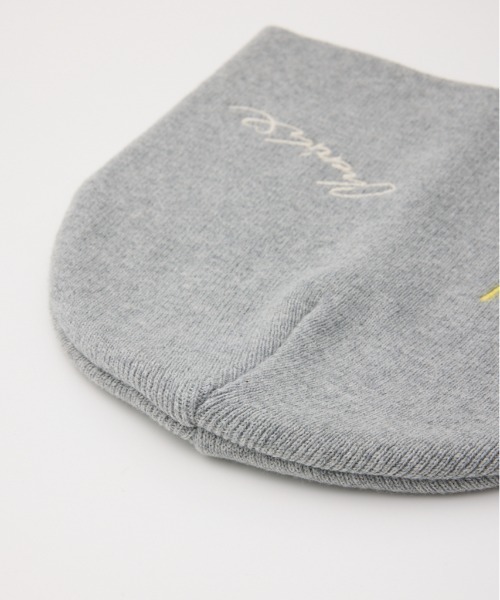 RODEO CROWNS WIDE BOWL(ロデオクラウンズワイドボウル)の「embroidery ビーニー(ニットキャップ/ビーニー・レディース・オフホワイト/グレー/ブラック・FREE)」の10枚目の写真