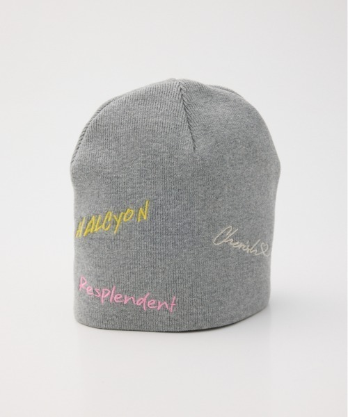 RODEO CROWNS WIDE BOWL(ロデオクラウンズワイドボウル)の「embroidery ビーニー(ニットキャップ/ビーニー・レディース・オフホワイト/グレー/ブラック・FREE)」の13枚目の写真