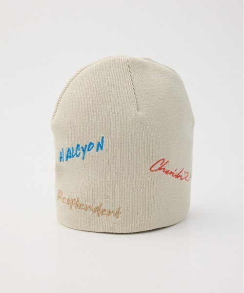 RODEO CROWNS WIDE BOWL(ロデオクラウンズワイドボウル)の「embroidery ビーニー(ニットキャップ/ビーニー・レディース・オフホワイト/グレー/ブラック・FREE)」の19枚目の写真