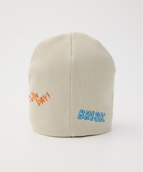 RODEO CROWNS WIDE BOWL(ロデオクラウンズワイドボウル)の「embroidery ビーニー(ニットキャップ/ビーニー・レディース・オフホワイト/グレー/ブラック・FREE)」の20枚目の写真