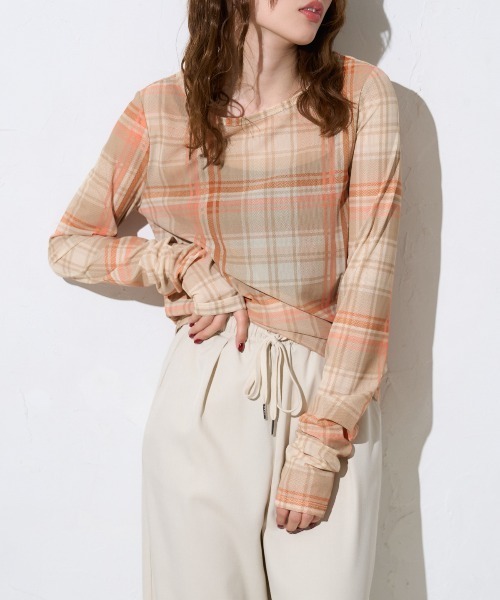model：163cm / size：F