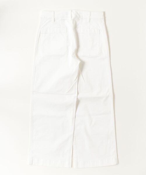 LAUREN RALPH LAUREN(ローレン ラルフ ローレン)の「ストレッチ チノ ワイドレッグ クロップド パンツ(チノパンツ・レディース・ホワイト・2/6/4/0/00)」の5枚目の写真