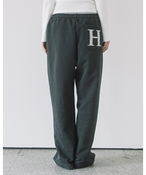 HAVISM（ヘビズム）の「CHECK LAYERED SWEATPANTS(CHARCOAL)（スウェットパンツ・レディース・その他・ONE SIZE）」の6枚目の写真