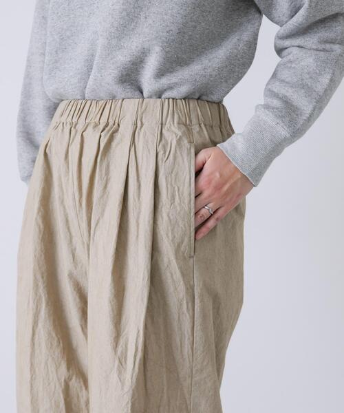 かぐれ（カグレ）の「コットン2タックパンツ（その他パンツ・レディース・ブラック/ベージュ/チャコールグレー・FREE）」の13枚目の写真
