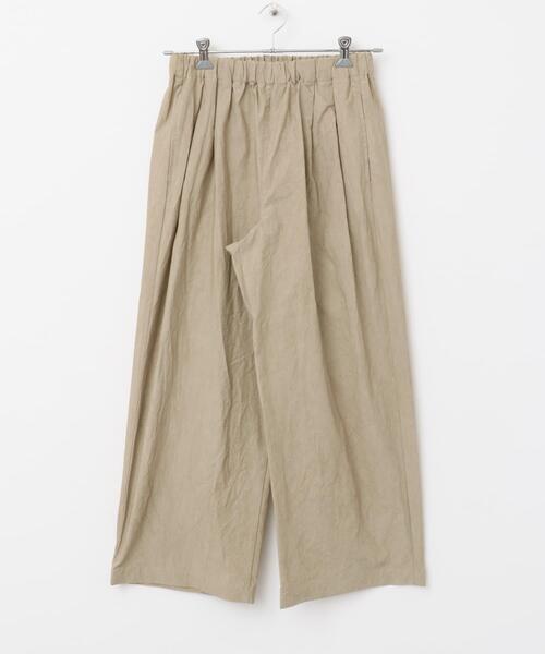 かぐれ（カグレ）の「コットン2タックパンツ（その他パンツ・レディース・ブラック/ベージュ/チャコールグレー・FREE）」の16枚目の写真