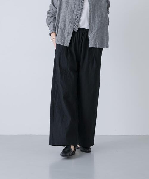 かぐれ(カグレ)の「コットン2タックパンツ(その他パンツ・レディース・ブラック/ベージュ/チャコールグレー・FREE)」の13枚目の写真