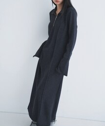 CODE A（コードエー）の「high neck jersey dress（ワンピース）」