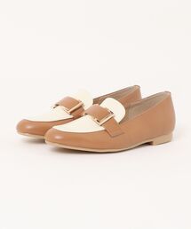 JOLI ENCORE ジョリーアンコール MD BL LOAFER 1 モードバックルローファー 1 JE80261 CAMEL COMBI