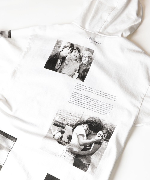 HOLIDAY(ホリデイ)の「SUPER FINE DRY L/S HOODED DRESS (Joe Szabo) スーパーファインドライロングスリーブフーデッドドレス (ジョセフスザボ)(ワンピース・レディース・ホワイト/ブラック・ONE SIZE)」の5枚目の写真