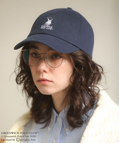 Green Parks(グリーンパークス)の「GREENWICH POLO CLUB(TM) キャップ(キャップ・レディース・ネイビー/イエロー/ベージュ・FREE)」の9枚目の写真