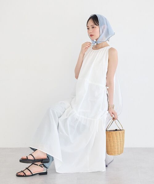 earth music&ecology（アースミュージックアンドエコロジー）の「トライアングルスカーフ（バンダナ/スカーフ・レディース・ドット/ストライプ・FREE）」の10枚目の写真
