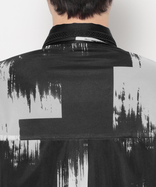 HARE（ハレ）の「シアーカラーレイヤードシャツ(HARE)（シャツ/ブラウス・メンズ・ブラック系その他/グリーン/ブラック・FREE）」の21枚目の写真