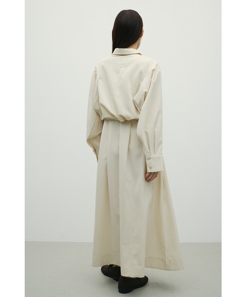 STYLEMIXER(スタイルミキサー)の「ヨークレイヤードシャツワンピース(シャツワンピース・レディース・ミント/チャコールグレー/アイボリー・SMALL/MEDIUM)」の16枚目の写真