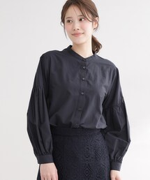 Reflect | 【レイヤードにおすすめ◎】バンドカラーボリュームスリーブシャツ(シャツ/ブラウス)