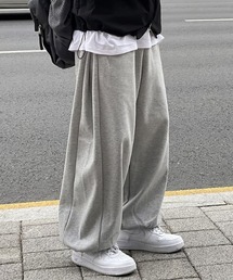 サイドタックスウェットパンツ