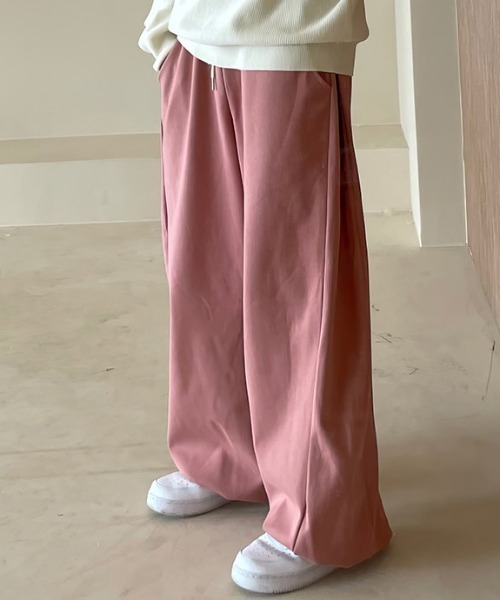 B.R.U(ブル)の「サイドタックスウェットパンツ(スウェットパンツ・メンズ・グレー/ピンク/グリーン・LARGE/MEDIUM)」の3枚目の写真