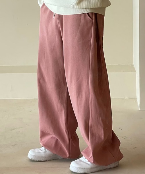 B.R.U(ブル)の「サイドタックスウェットパンツ(スウェットパンツ・メンズ・グレー/ピンク/グリーン・LARGE/MEDIUM)」の12枚目の写真