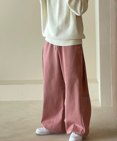 B.R.U(ブル)の「サイドタックスウェットパンツ(スウェットパンツ・メンズ・グレー/ピンク/グリーン・LARGE/MEDIUM)」の14枚目の写真