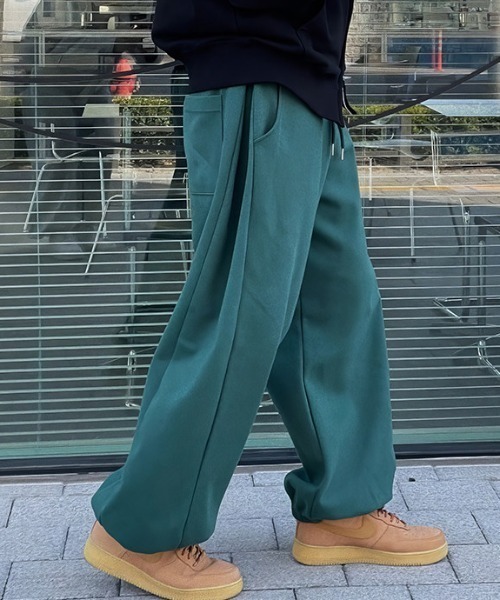 B.R.U(ブル)の「サイドタックスウェットパンツ(スウェットパンツ・メンズ・グレー/ピンク/グリーン・LARGE/MEDIUM)」の16枚目の写真