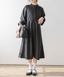 SUGAR BISKET | バンドカラーシャツワンピース(シャツワンピース)