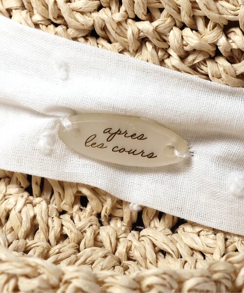 apres les cours（アプレレクール）の「ボリュームリボンベビーペーパーハット（ハット・キッズ・ベージュ・46/48）」の4枚目の写真