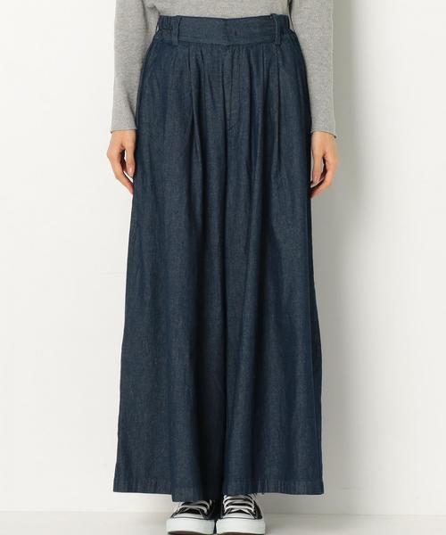 Another Edition（アナザーエディション）の「タックワイドパンツ コバルトブルー/ AEBC TUCK WIDE PT75◆（その他パンツ・レディース・コバルトブルー・SMALL/MEDIUM）」の6枚目の写真