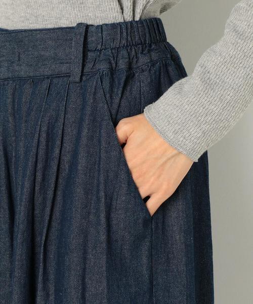 Another Edition（アナザーエディション）の「タックワイドパンツ コバルトブルー/ AEBC TUCK WIDE PT75◆（その他パンツ・レディース・コバルトブルー・SMALL/MEDIUM）」の9枚目の写真