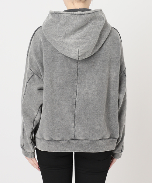 JOURNAL STANDARD(ジャーナルスタンダード)の「ピグメントスウェットパーカー(パーカー・レディース・ブラック系その他/ライトグレー・FREE)」の20枚目の写真