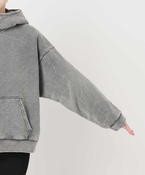 JOURNAL STANDARD(ジャーナルスタンダード)の「ピグメントスウェットパーカー(パーカー・レディース・ブラック系その他/ライトグレー・FREE)」の22枚目の写真