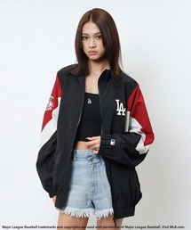 BACK TO THE FIELD（バック トゥー ザ フィールド）の「【MLB】ドルマン配色ナイロンブルゾン（ナイロンジャケット）」