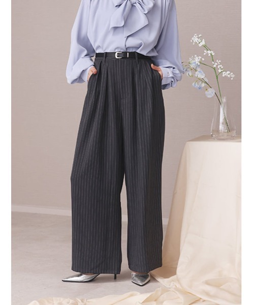 fifth(フィフス)の「【kokoセレクト】【SETUP対応】【XSサイズあり】ツータックワイドパンツ(その他パンツ・レディース・ネイビー/ベージュ/チャコールグレー・M/XS)」の22枚目の写真