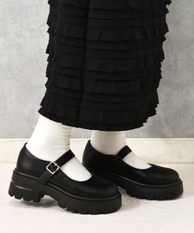 Bleu Bleuet（ブルーブルーエ）の「【ZOZO限定】ストラップ厚底シューズ（パンプス）」