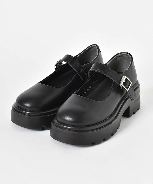 Bleu Bleuet（ブルーブルーエ）の「【ZOZO限定】ストラップ厚底シューズ（パンプス・レディース・ブラック系その他/ブラック・LL/L/M/S）」の20枚目の写真