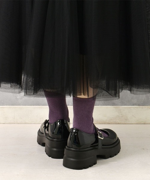 Bleu Bleuet（ブルーブルーエ）の「【ZOZO限定】ストラップ厚底シューズ（パンプス・レディース・ブラック系その他/ブラック・LL/L/M/S）」の15枚目の写真