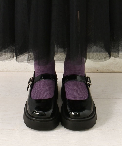 Bleu Bleuet（ブルーブルーエ）の「【ZOZO限定】ストラップ厚底シューズ（パンプス・レディース・ブラック系その他/ブラック・LL/L/M/S）」の18枚目の写真