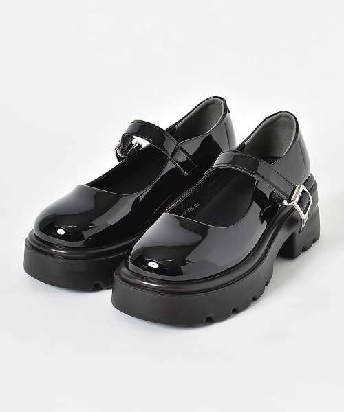 Bleu Bleuet（ブルーブルーエ）の「【ZOZO限定】ストラップ厚底シューズ（パンプス・レディース・ブラック系その他/ブラック・LL/L/M/S）」の21枚目の写真